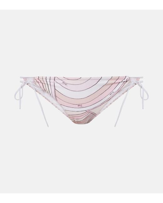 Emilio Pucci Pink Iride Bikini Bottoms