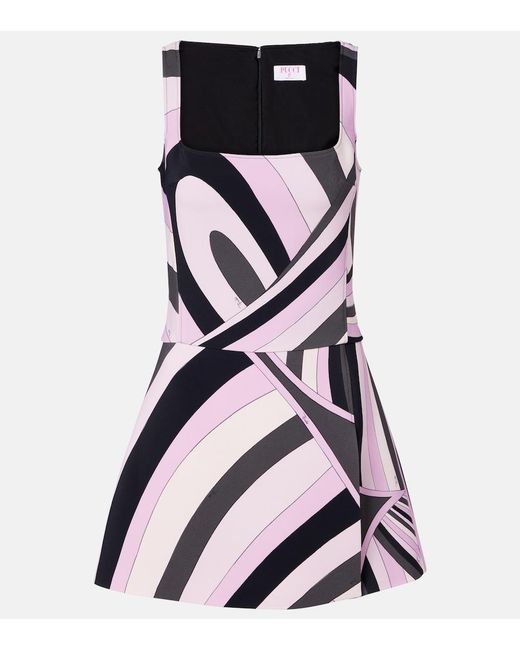 Emilio Pucci Pink Iride Minidress