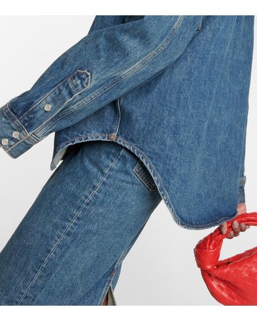 Wardrobe NYC Blue Oversized Denim Jacket