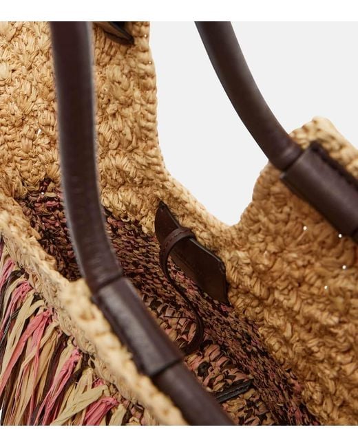 Zimmermann Metallic Tote Bag Goldentime Small Aus Raffiabast