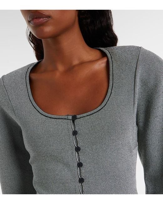 Cardigan Evening di Jacquemus in Gray
