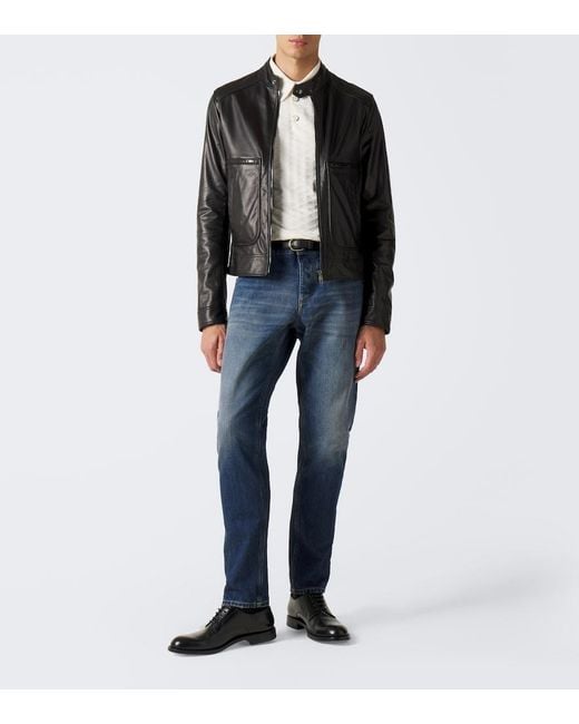 Dolce & Gabbana Blue Straight Jeans for men