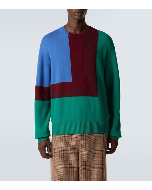Pullover Albers di Loewe in Green da Uomo