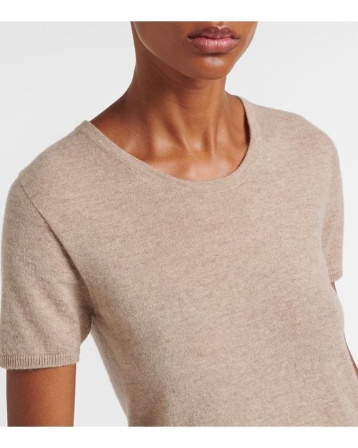 The Row Natural Nova Cashmere Top