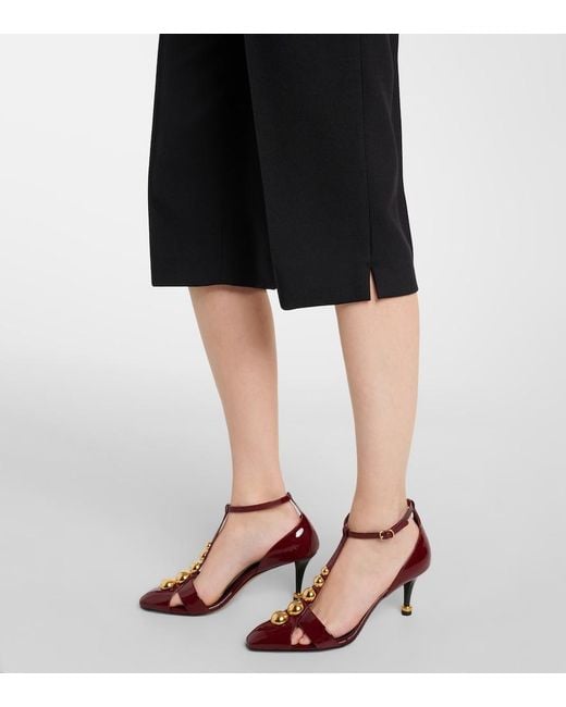Chloé Black Virgin Wool Crepe Capri Pants