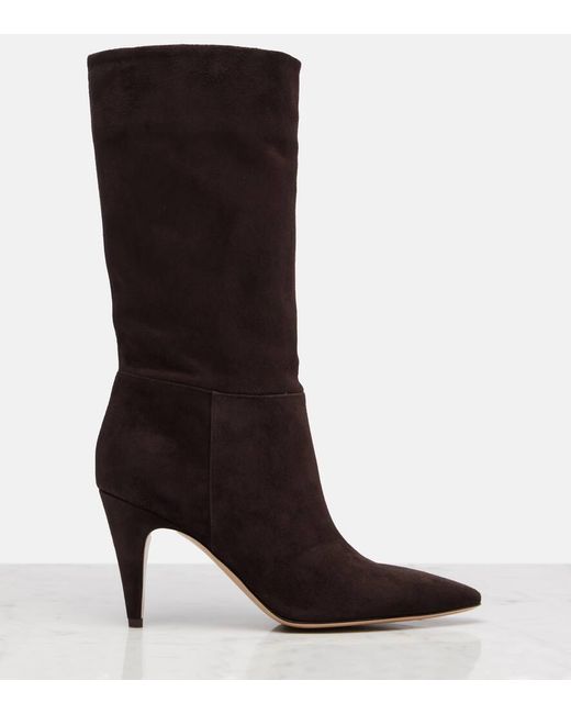 Bottes 85 En Daim Gianvito Rossi en coloris Brown