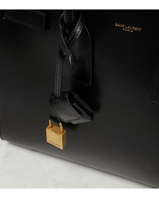Saint Laurent Black Tote Bag Sac De Jour Small Aus Leder