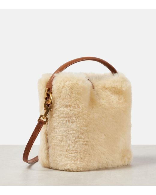 Secchiello Le 37 Mini di Saint Laurent in Natural