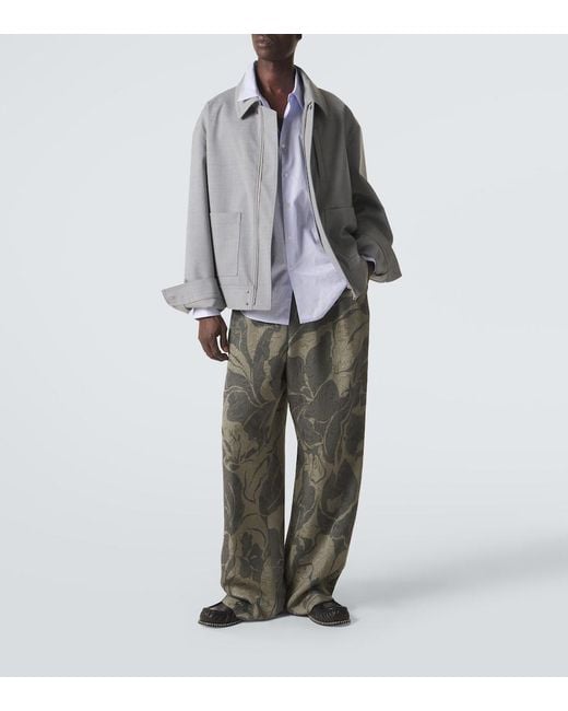 Dries Van Noten Gray Blouson Jacket for men