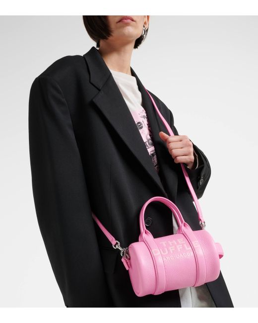 Marc Jacobs Pink The Duffle Mini Leather Shoulder Bag
