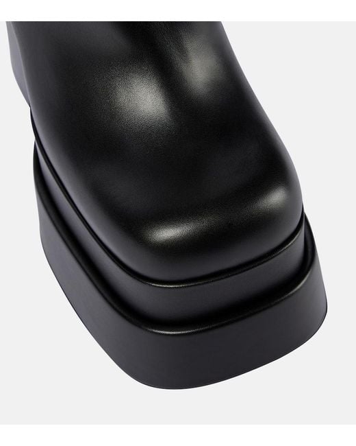 Versace Black Aevitas Platform Boots