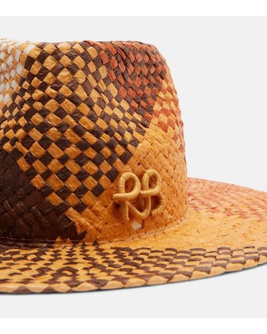 Ruslan Baginskiy Brown Straw Hat