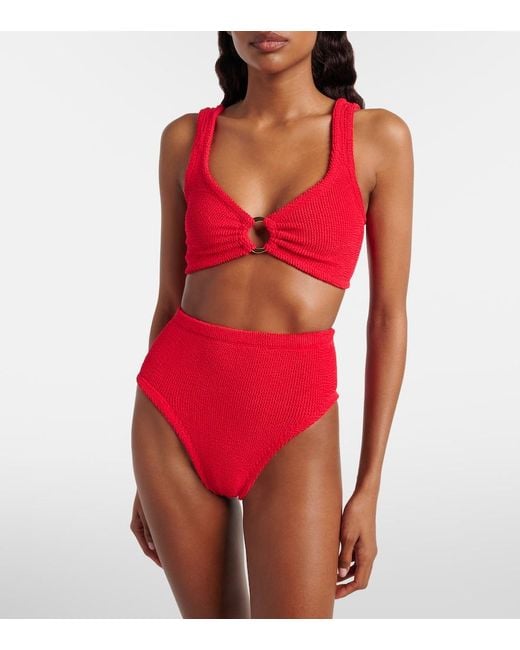 Hunza G Red Nadine Bikini