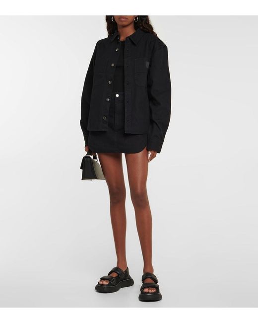 Wardrobe NYC Black X Carhartt Wip Cotton Miniskirt