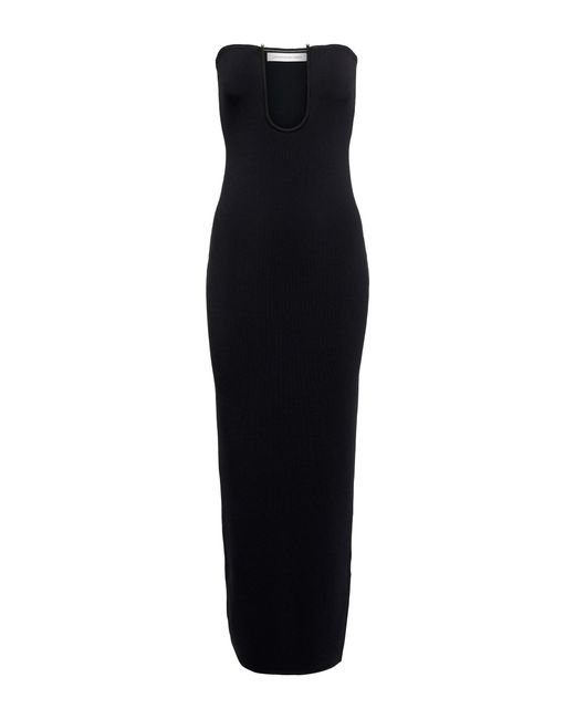 Christopher Esber Ribbed-knit Bodycon Maxi Dress in Black | Lyst