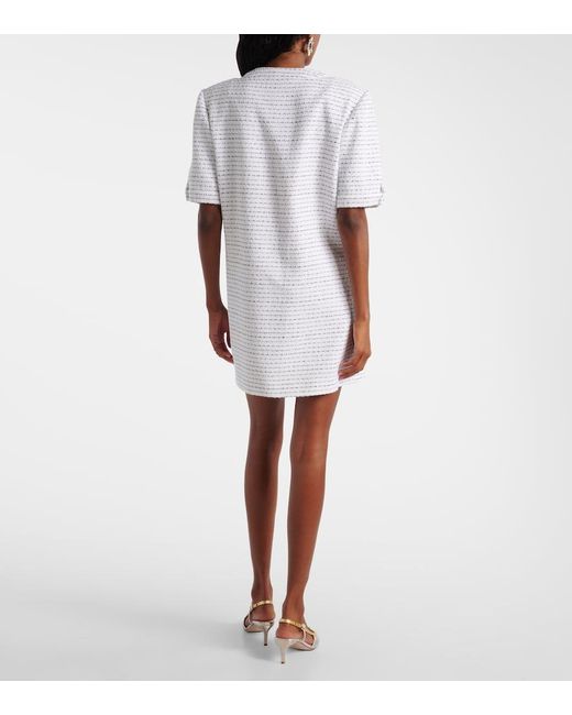 Abito Corto di Alessandra Rich in White