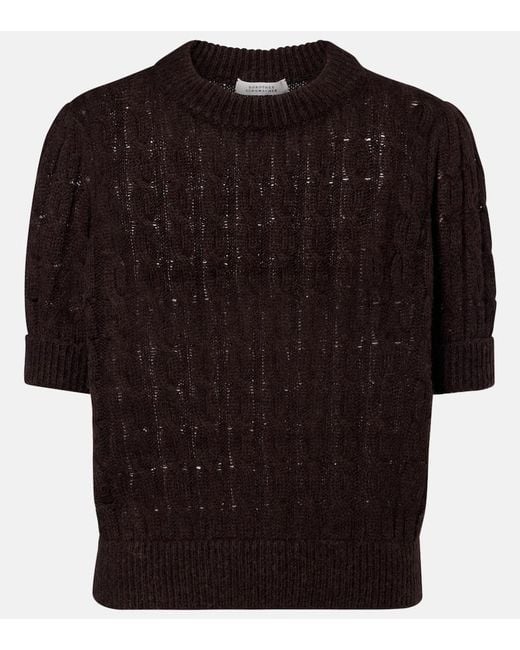 Dorothee Schumacher Black Pullover Sheer Softness