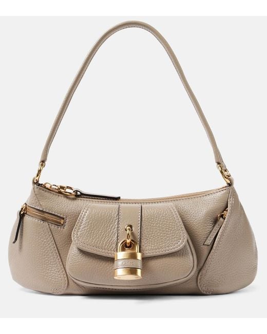 Chloé Natural The 99 Leather Shoulder Bag