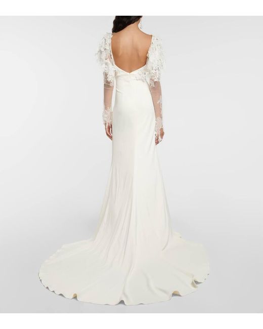 Danielle Frankel White Bridal Aria Gown