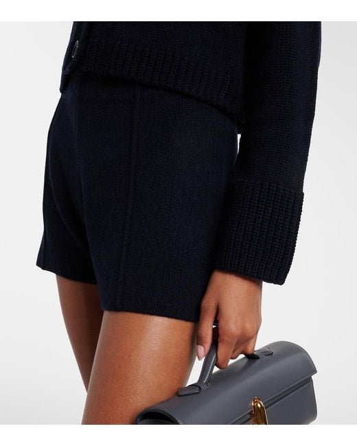 Jardin Des Orangers Blue Wool And Cashmere Cardigan