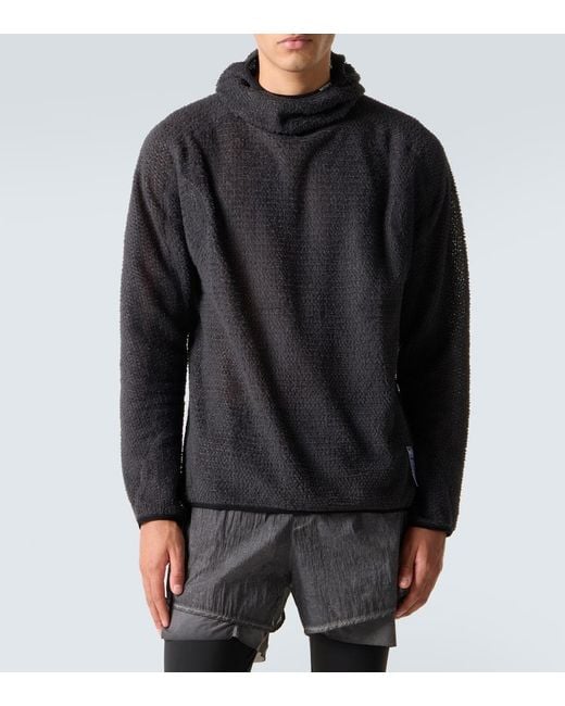 Sudadera De Punto Con Capucha Satisfy de hombre de color Gray