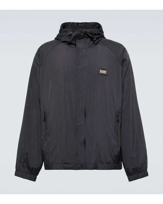 Dolce & Gabbana Black Technical Jacket for men
