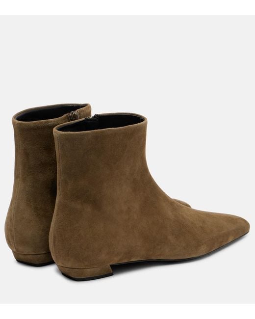 Proenza Schouler Brown Suede Ankle Boots