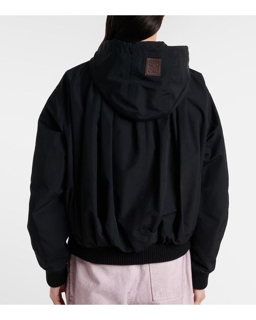 Loewe Black Technical Cotton-Blend Jacket