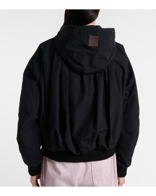 Loewe Black Technical Cotton-Blend Jacket