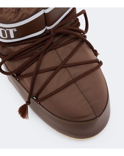 Moon Boot Brown Icon Low Snow Boots