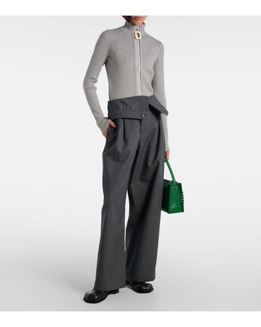 J.W. Anderson Black Leather Loafers