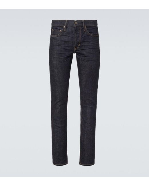 Tom Ford Blue Slim Jeans for men