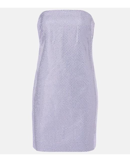 Roland Mouret Purple Minikleid Mit Kristallen