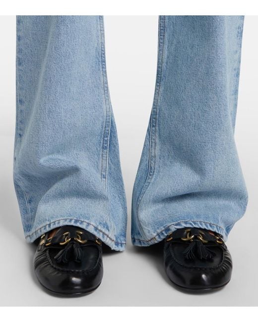 Jeans Bootcut Kick Agolde de color Blue