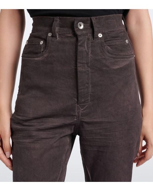 Rick Owens Brown Drkshdw Bollan Bootcut Jeans