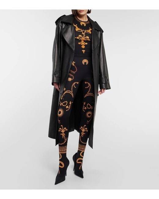 T-Shirt Ornament Moon di MARINE SERRE in Black