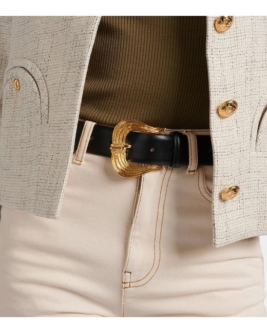 DEHANCHE Black Cupid Leather Belt