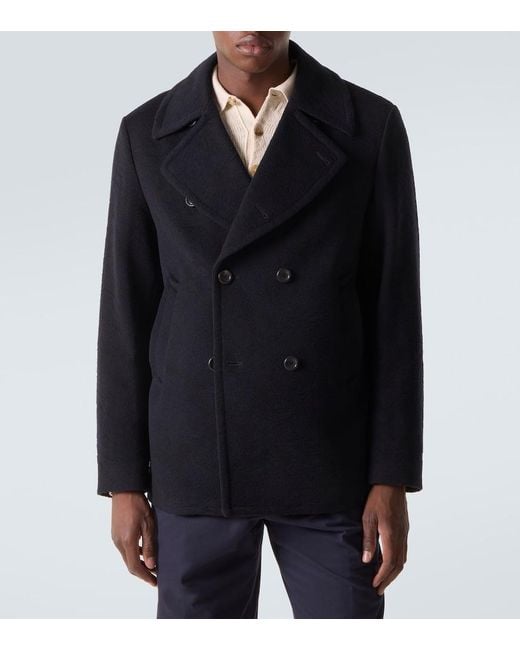 Etro Blue Wool Jacket for men