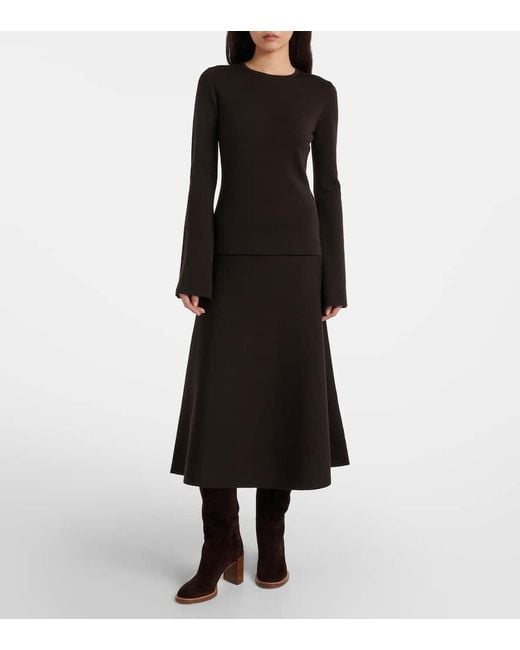 Gonna Midi di Gabriela Hearst in Black