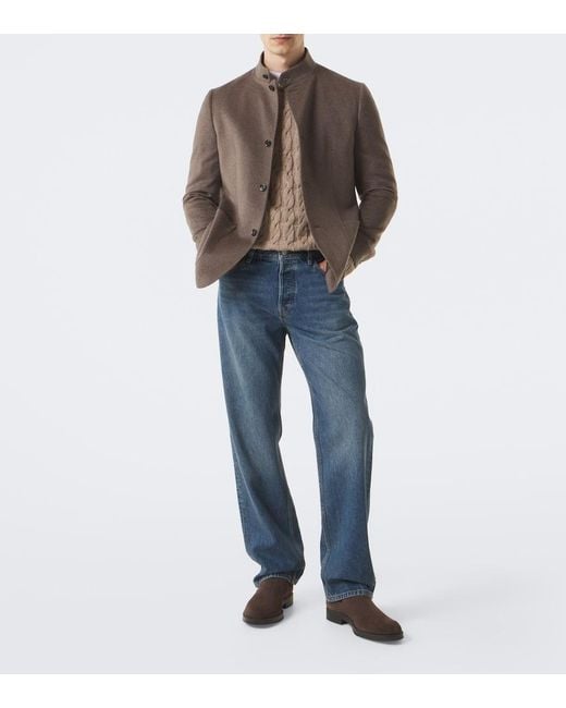 Tod's Brown Suede Chelsea Boots for men