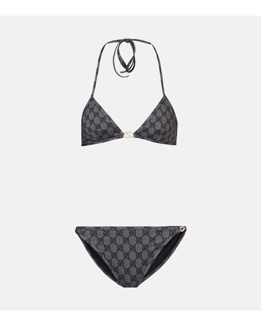 Gucci White Gg Bikini