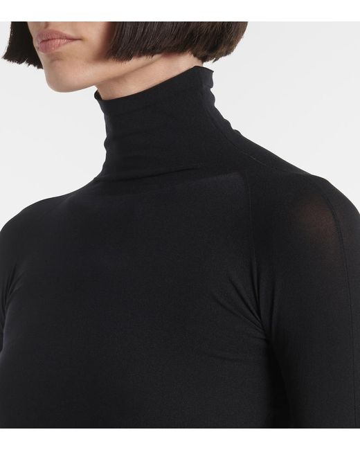 Alaïa Blue Jersey Top