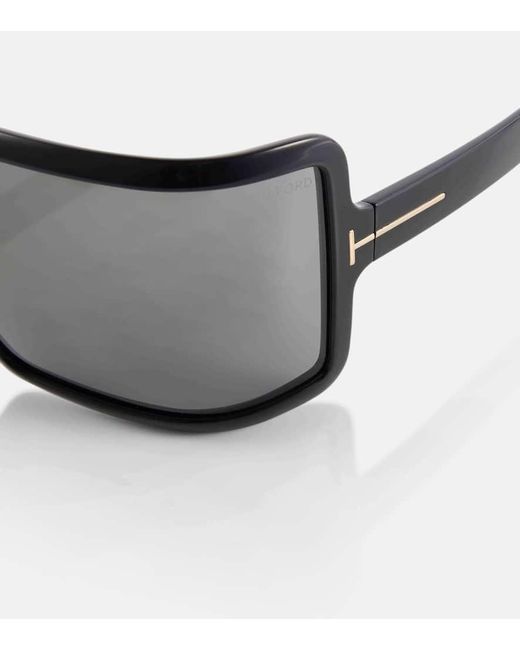 Tom Ford Black Parker Square Sunglasses