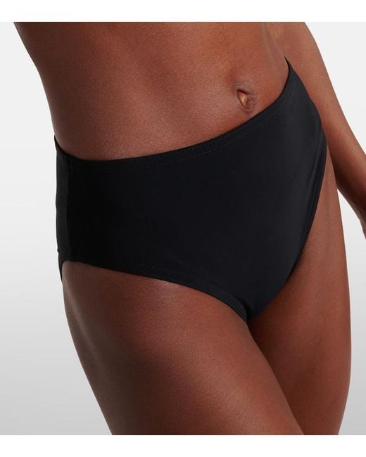 Slip Bikini Basics A Vita Alta di Karla Colletto in Black