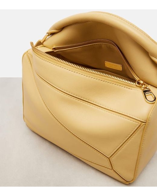 Loewe Metallic Tote Bag Puzzle Featherlight Small