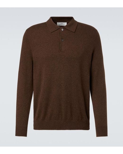 Polo De Cachemir arch4 de hombre de color Brown