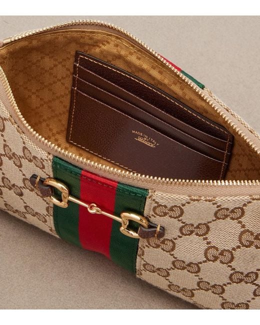 Gucci White Gg Canvas Mini Shoulder Bag