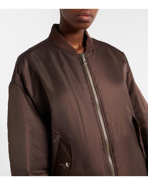 Frankie Shop Brown Astra Bomber Jacket