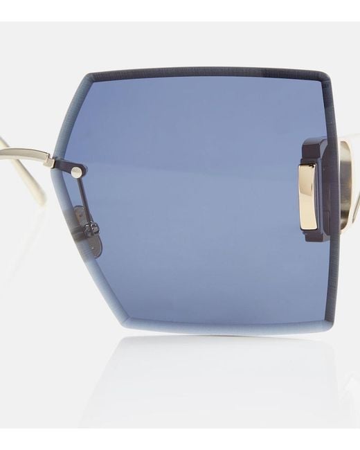 Dior Blue 30Montaigne S7U Square Sunglasses