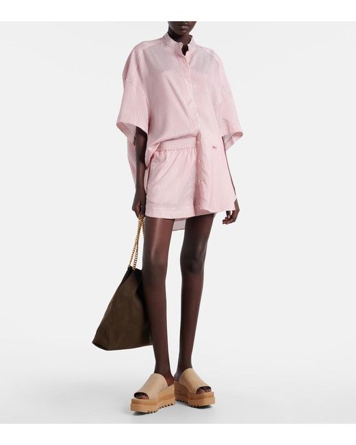 Stella McCartney Natural Sneak-Elyse Platform Mules